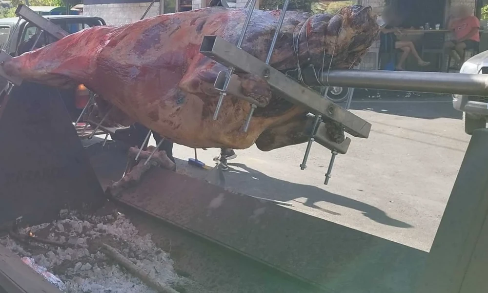 Ταύρος 215 κιλών σουβλίζεται σε χωριό της Κισσάμου Χανίων- Ξέσπασμα από φιλόζωους